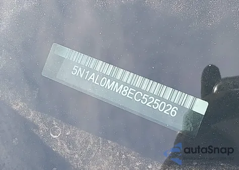 2014 Infiniti Qx60 from USA, damaged, VIN 5N1AL0MM8EC525026